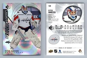Vitek Vanecek #138 SP Rookie Authentics 2020-21 UD Patterned Foilboard Parallel - Picture 1 of 1