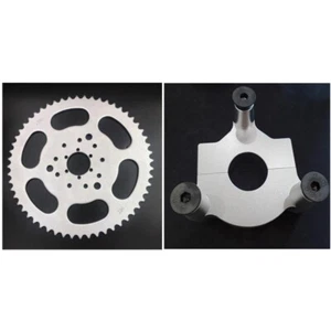 Adaptador de buje trasero de 1,25" y piñón multifuncional 56T motor de bicicleta motorizado a gas - Imagen 1 de 8