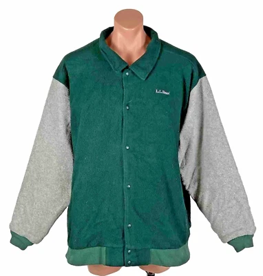 DE COLECCIÓN AÑOS 80 PARA HOMBRES LL BEAN Polar Lettermans CHAQUETA UNIVERSITARIA ESTADIO SUDADERA Talla XL Foto 1 de 4