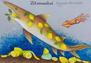 Kotulla, Liane 1939 Reichenberg - 2019 Hall "Lemon Shark", Gouache 2011 - Picture 1 of 5