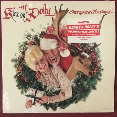 DOLLY PARTON & KENNY ROGERS Once Upon a Christmas 1984 Orig. LP MINT IN SHRINK - Image 1 of 4