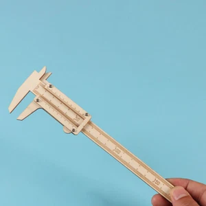 Hölzerner Vernier -Bremssattel Büro Mathematisches Lineal Messlineale - Bild 1 von 12