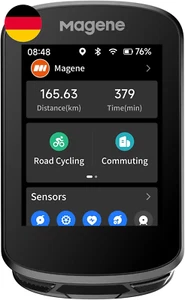 Magene C506 GPS Map-Navigation Fahrradcomputer Kabellos, Berührbarer Farbbildsch - Bild 1 von 12