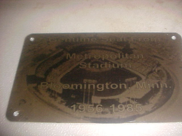 Asiento estadio METROPOLITANO PLACA HOGAR DE LOS GEMELOS Foto 1 de 1