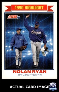 1991 Score #417 NOLAN RYAN Texas Rangers HOF NM - Bild 1 von 4