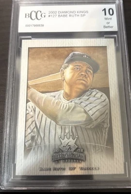 Donruss Diamond Kings 2002 - Babe Ruth #127 BccG 10 Yankees de Nueva York Foto 1 de 2