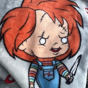 Chucky Halloween Horror Plush Throw Blanket 50 X 70 NWT ๐๐ - Picture 1 of 8