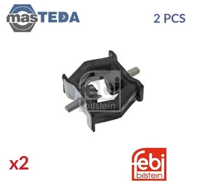 21225 EXHAUST HANGER MOUNTING SUPPORT FRONT FEBI BILSTEIN 2PCS NEW - Picture 1 of 5