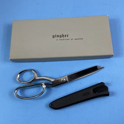 Gingher G-8 Chrome Knife Edge 8" Scissors With Original Box & Insert - Image 1 of 4