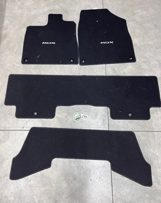 14-20 Genuine Acura MDX OEM 4 Piece Floor Mats Set Carpet Liners Pads Black - Изображение 1 из 4