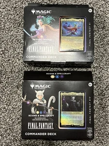 FINAL FANTASY Commander Deck(s) “SCIONS & SPELLCRAFT” “REVIVAL TRANCE” MAGIC T.G - Picture 1 of 6