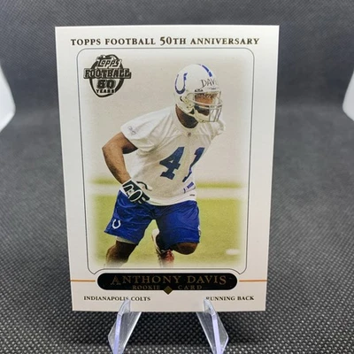 2005 Topps Football 50 years #386 Anthony Davis Indianapolis Colts ROOKIE - Image 1 of 2