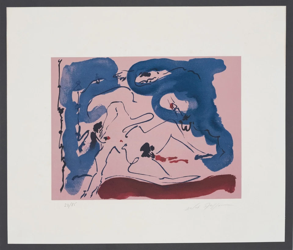 André MASSON: Erótico - Litografía Original Firmada Foto 1 de 4