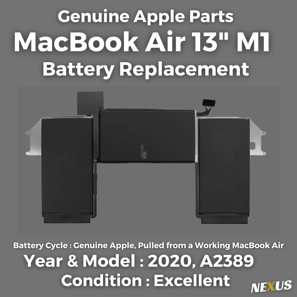 Repuesto de batería OEM Apple MacBook Air 13" A2337 (M1, 2020) Foto 1 de 1