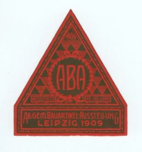 Poster stamp, Germany, Building trades exhibition, Leipzig, 1909, MNH - Picture 1 of 1