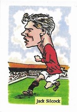 MANCHESTER UNITED - Jack Silcock #27 1919-1939 Soccer Stars Collectable Card