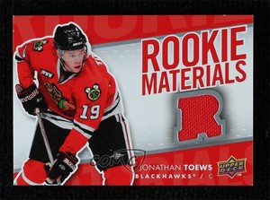 2007-08 Upper Deck Rookie Materials Jonathan Toews #RM-JT Rookie RC