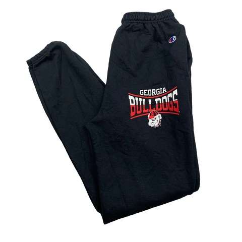 Georgia Bulldogs Men's Champion Jogger Sweatpants Black • Medium Cover