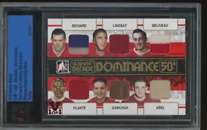 2009 ITG Ultimate Vault Richard Lindsay Beliveau Ruby Decade Dominance Patch 1/1 - Picture 1 of 2