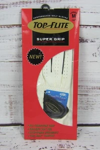Top Flite Super Grip Performance Golf Glove Ladies Medium Left White - Picture 1 of 4