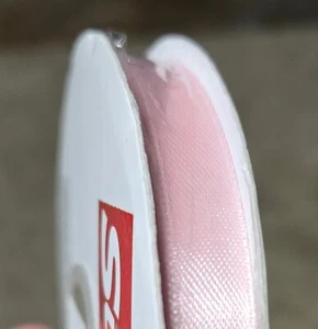 Topenca Zubehör Rosa Band 3/8 Zoll x 50 Yards Doppelseitiges Solides Satinband - Bild 1 von 4