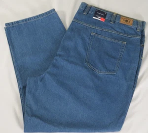 Harbor Bay Denim Jeans, Medium Wash, Big and Tall Men's Size 58x34 - Picture 1 of 4