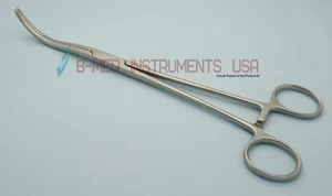OR Grade Mayo Vessel Clamp 9 1/4" Curved Surgical Urology Instruments - Picture 1 of 3