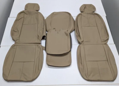 Fundas de asiento de cuero delanteras Desert C187 para Chevrolet Tahoe 2007-2009 Foto 1 de 4