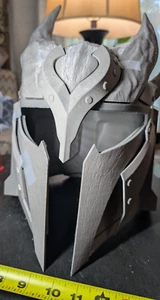 Daedric Mandalorian Helmet 1:1 Model Star Wars replica ABS Fan Art - Picture 1 of 12