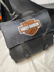 VINTAGE Harley-Davidson Fold Up Folding Picnic Chair Seat Stadium Cushion - Picture 1 of 9