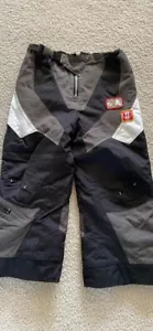 Obermeyer Aspen Ski Snow Board Bibs Insulated Black white Boys Size 5 Kids Youth - Picture 1 of 3