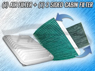 COMBO FILTRO DE AIRE CABINA FILTRO PARA 2008 2009 2010 2011 2012 2013 2014 SCION XD Foto 1 de 4