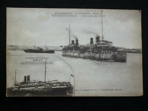 SHIPPING NAVAL POSTCARD TARENT AND TIMGAD 1914-1918. - Picture 1 of 1