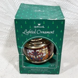 DE COLECCIÓN 1984 SELLO VITRAL ILUMINADO ADORNO - FALTA LUZ - Imagen 1 de 12