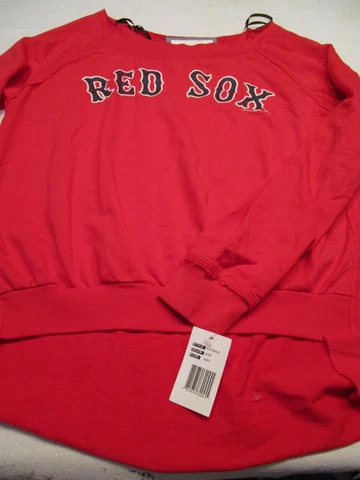 NWT MLB WOMENS TOUCH BOSTON RED SOX  "FAN FOR LIFE"  L/S SHIRT RED SIZE SMALL Cover