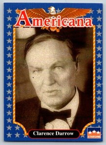 CLARENCE DARROW LAWYER American History Americana Starline Trading Card B54