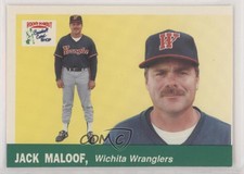 1991 Rock's Dugout Wichita Wranglers Blank Back Jack Maloof #26