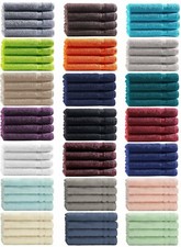 Asciugamano set da 4 asciugamani teli doccia telo doccia teli da bagno telo ospiti cotone