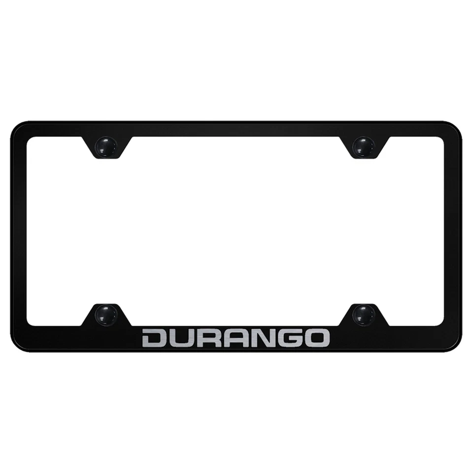 Dodge Durango Laser Etched Logo Wide Body License Plate Frame - Image 1 of 1