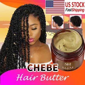 Fast Hair Growth Butter African Crazy Traction Alopecia Chebe Hair Mask 100g - Picture 1 of 8