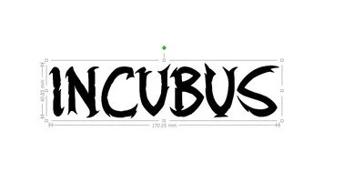 incubus  vinyl car sticker, decal, window laptop ORACAL 651 - Image 1 of 2