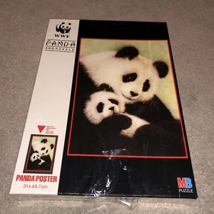 ROMPECABEZAS Vintage MB WWF PANDA 300 Piezas con PÓSTER 1988 - Nuevo - Ver Desc. - Imagen 1 de 9