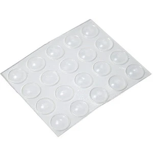 20 Small Transparent Round Bumps, Keyboards, Phones, Remotes, TV, Appliances - Picture 1 of 1
