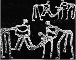 Der FREIERMORD - Prof.Walter RITTER - HOMER 22.GESANG - 2 OriginalLithographien - Picture 1 of 1