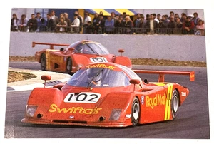 Marc Duez Ray Mallock David Leslie Swiftair Ecurie Ecosse Ecosse 1987 postcard - Picture 1 of 6