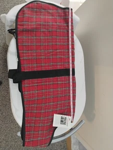 New NWT Hugglehounds Red Plaid/Black Size 30 XXL Wool Dog Sweater Coat - Picture 1 of 7