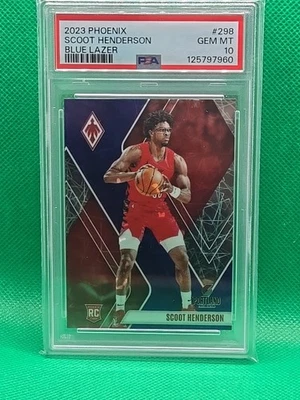 Scoot Henderson 298 Blue Lazer /245 PSA10 - Image 1 of 2
