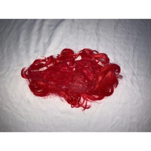 Halloween Perücke rot lockig Kostüm Haarteil Cosplay Synthetik kurz - Bild 1 von 4