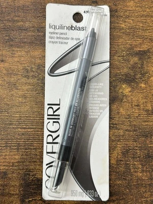 Covergirl Liquilineblast Eyeliner Pencil 430 Silver Spark FULLSIZE NIP - Image 1 of 3