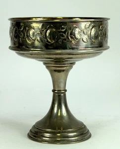 Fußschale Messing alt Messingschale verziert Schale Jugendstil? - Bild 1 von 3